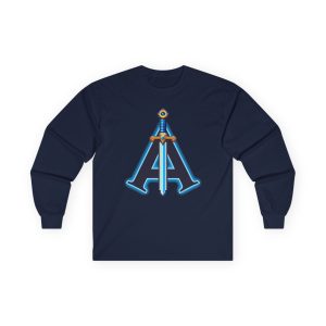 Arcade Abyssal Pixel Sword Long Sleeve Tee