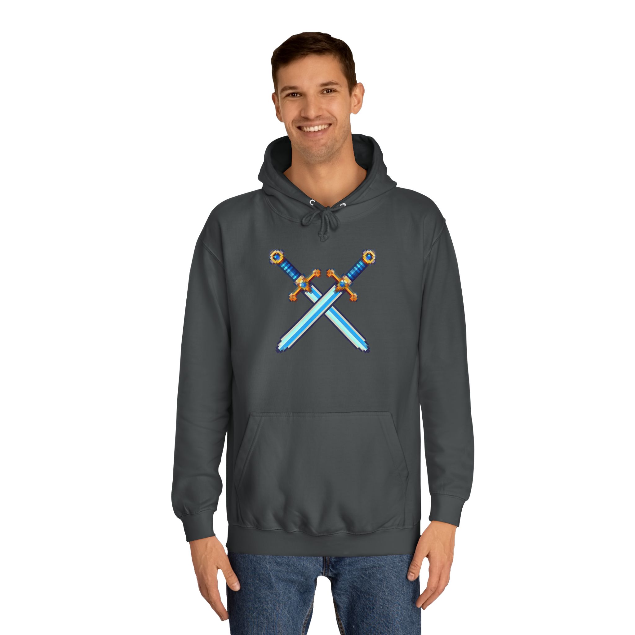 Pixel Sword Cross Hoodie — Fantasy Pullover - Image 19