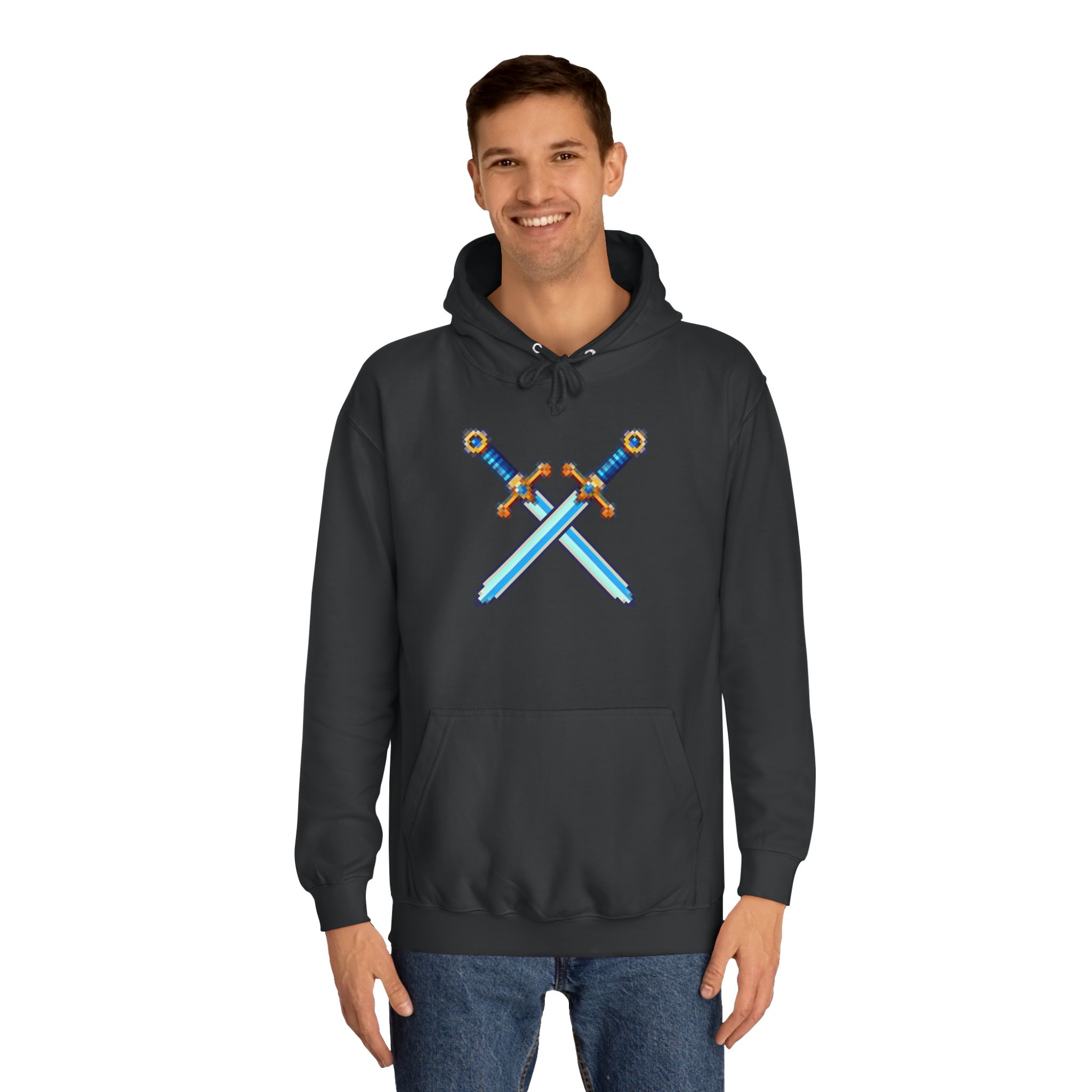 Pixel Sword Cross Hoodie — Fantasy Pullover - Image 15