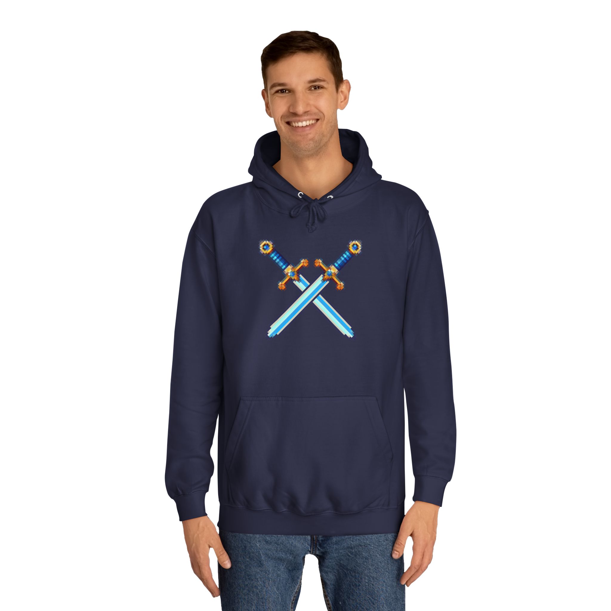 Pixel Sword Cross Hoodie — Fantasy Pullover - Image 23