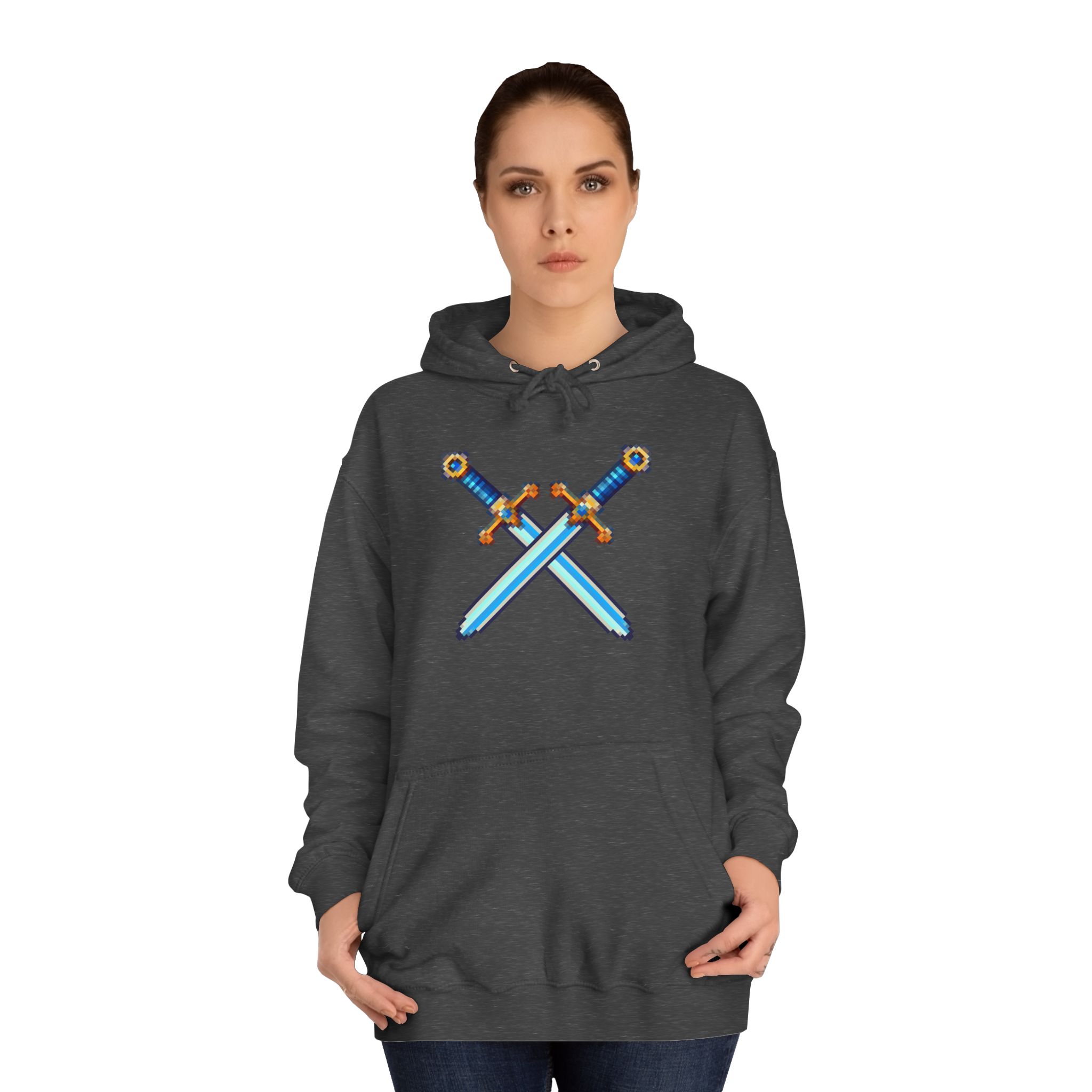 Pixel Sword Cross Hoodie — Fantasy Pullover - Image 28