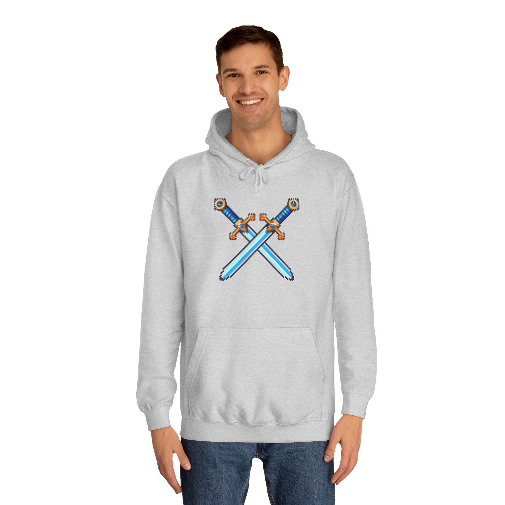 Pixel Sword Cross Hoodie — Fantasy Pullover - Image 11