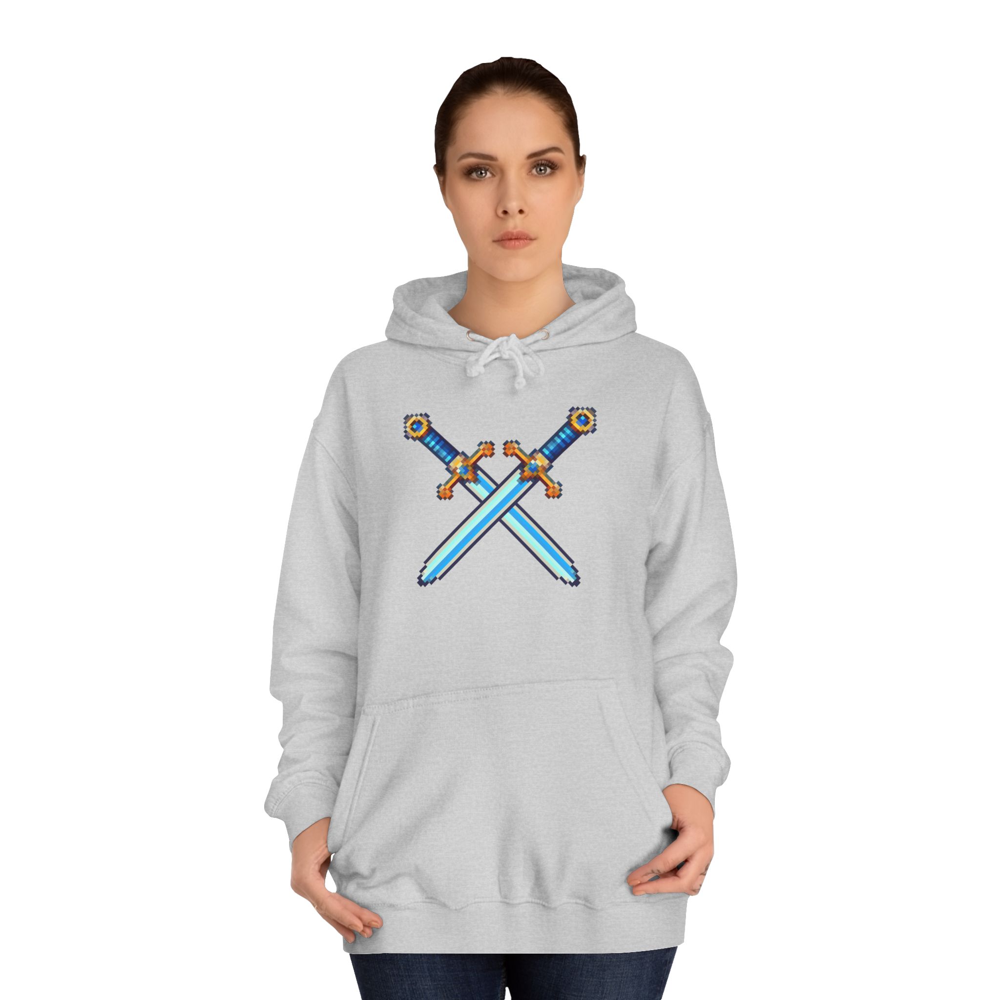 Pixel Sword Cross Hoodie — Fantasy Pullover - Image 12