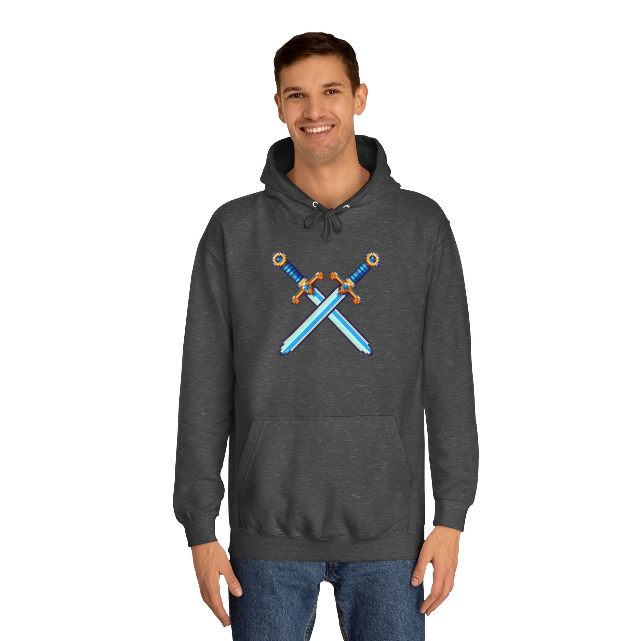 Pixel Sword Cross Hoodie — Fantasy Pullover - Image 27
